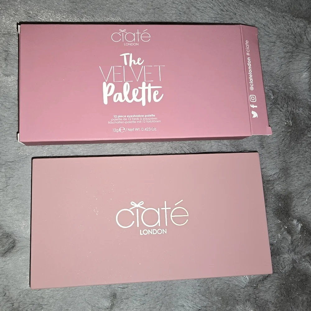 NIB Ciaté London - The Velvet Palette- 12 piece warm‎ tones